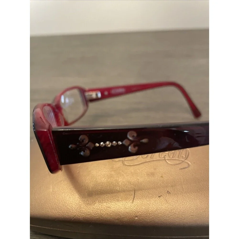 Dereon Eyeglasses DOC 300 615 Designer Eyeglasses Red
